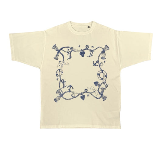 Play Your Cards Heavyweight Tee (Bone)